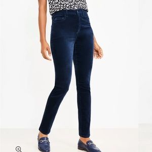 LOFT Velvet Skinny Pants